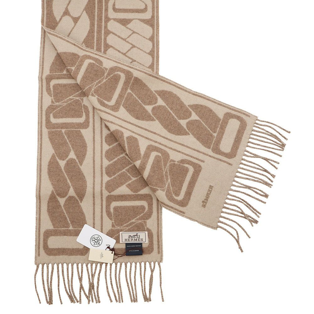 エルメス マフラー クリック・セ・ヌエ カシミヤ HERMES メンズ ストール