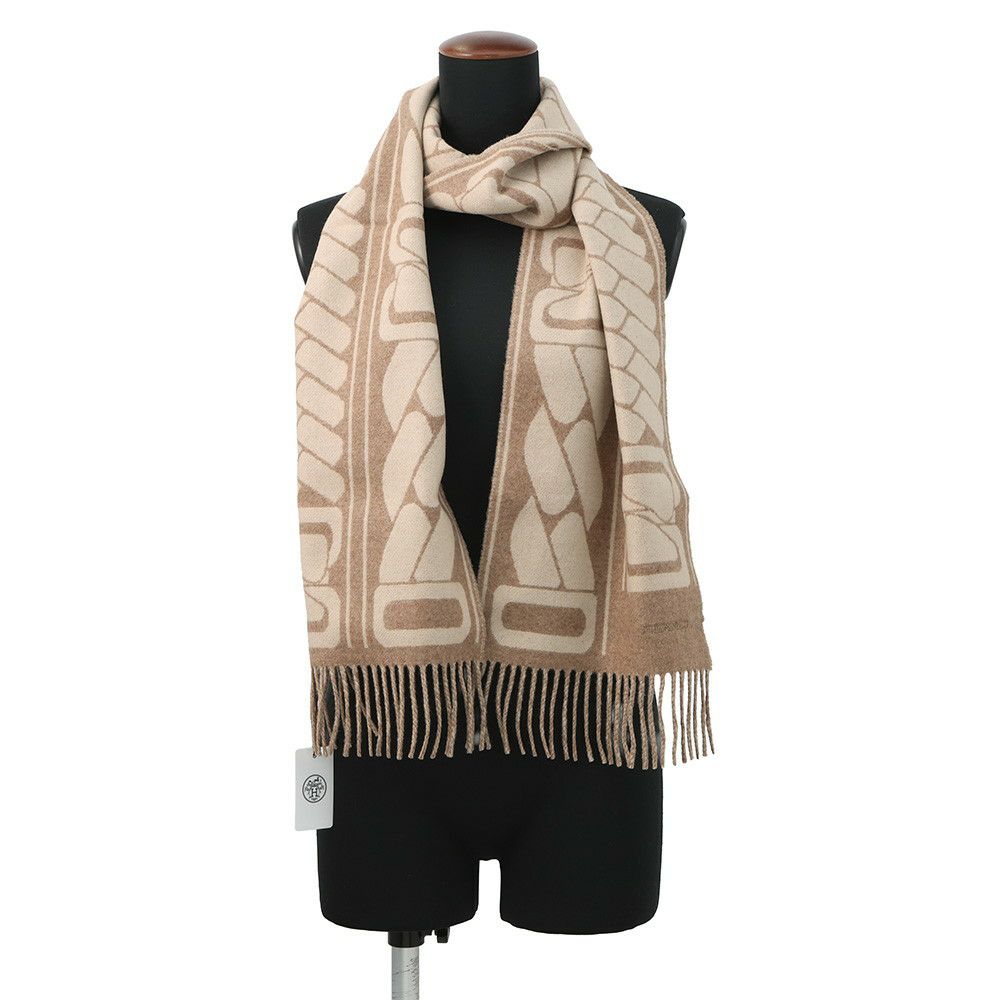 エルメス マフラー クリック・セ・ヌエ カシミヤ HERMES メンズ ストール