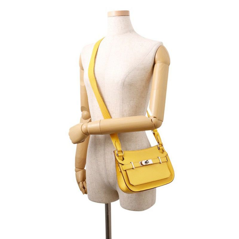 エルメス ジプシエール ミニ ジョーヌアンブル/シルバー金具 エバーカラー W刻印