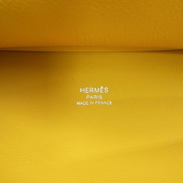 エルメス ジプシエール ミニ ジョーヌアンブル/シルバー金具 エバーカラー W刻印