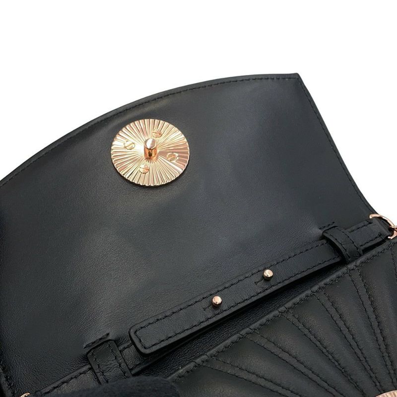 ショパール チェーンショルダーバッグ ハッピー ミニ CHOPARD 黒