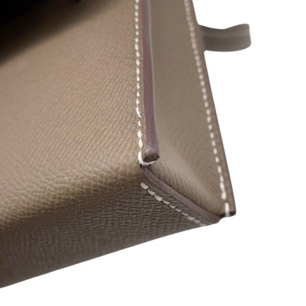 エルメス ショルダーウォレット ナップ トゥーゴー エトゥープ/シルバー金具 エプソン W刻印 財布