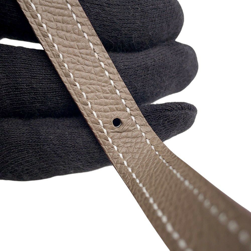 エルメス ショルダーウォレット ナップ トゥーゴー エトゥープ/シルバー金具 エプソン W刻印 財布