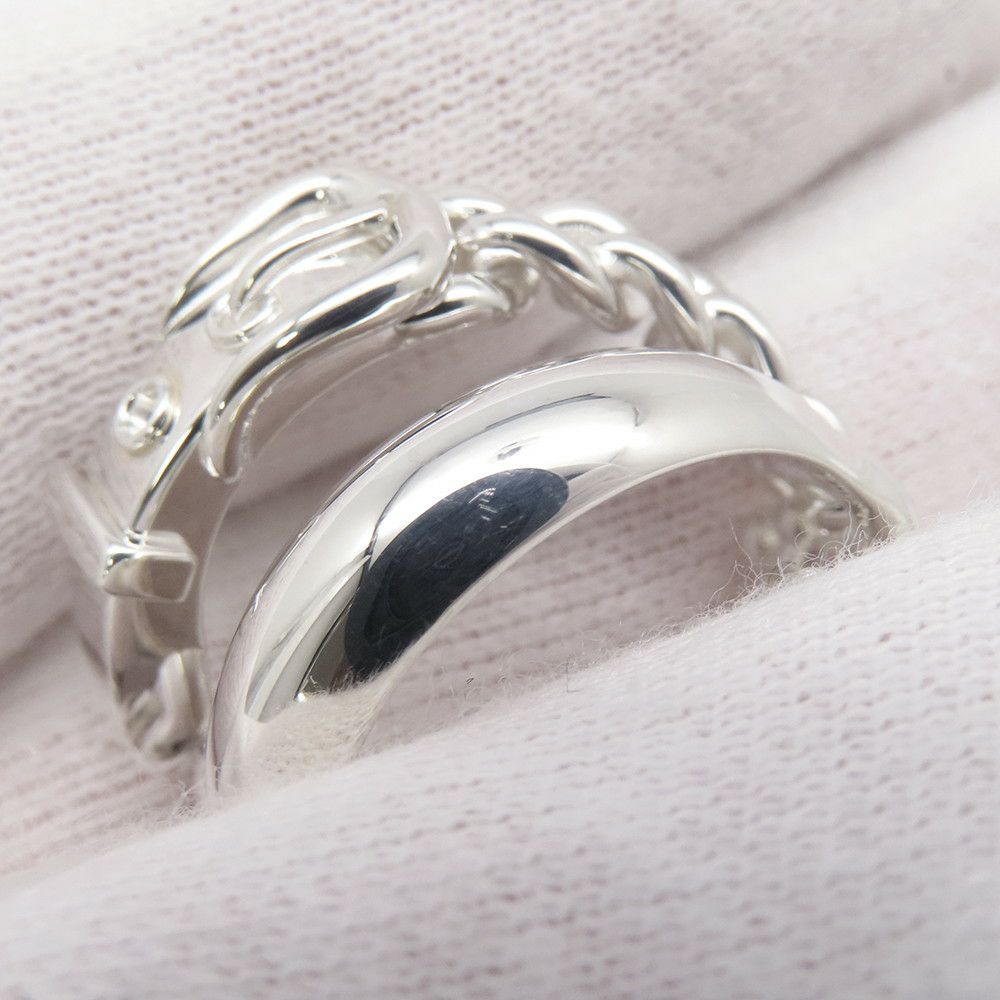 エルメス リング ブックルセリエ アンフレクシブル SV925シルバー リングサイズ53 HERMES 指輪 ジュエリー