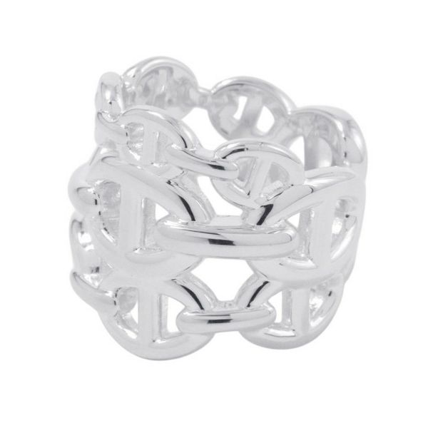 エルメス リング シェーヌダンクル アンシェネGM Enchainee SV925シルバー リングサイズ50 HERMES 指輪