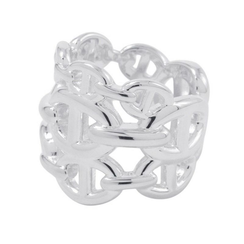 エルメス リング シェーヌダンクル アンシェネGM Enchainee SV925シルバー リングサイズ50 HERMES 指輪