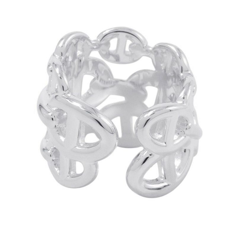 エルメス リング シェーヌダンクル アンシェネGM Enchainee SV925シルバー リングサイズ50 HERMES 指輪