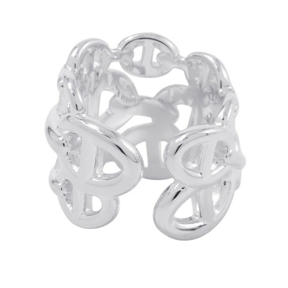 エルメス リング シェーヌダンクル アンシェネGM Enchainee SV925シルバー リングサイズ50 HERMES 指輪