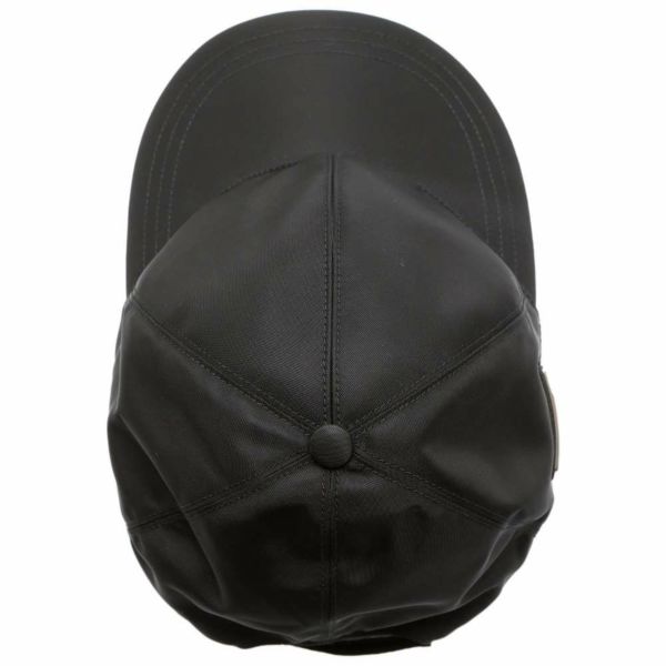 プラダ キャップ ロゴ ナイロン サイズS 1HC274 PRADA 帽子 黒