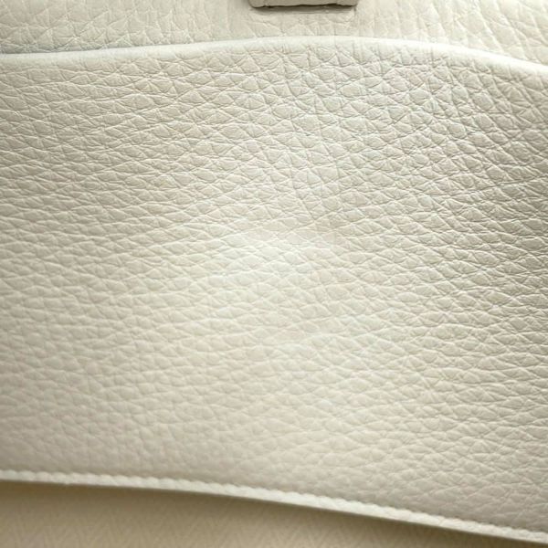 ザ ロウ ハンドバッグ ソフトマルゴー10 カーフレザー W1190 THE ROW 2wayショルダーバッグ 白