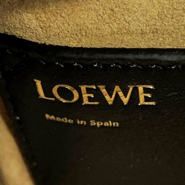 ロエベ ハンドバッグ アマソナ16 スクエア カーフレザー A039N21X01 LOEWE 2wayショルダー 黒