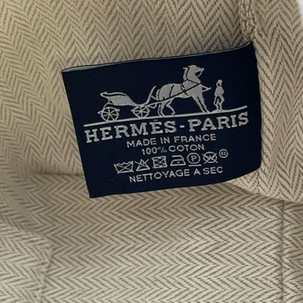 エルメス ポーチ ブリッド・ア・ブラックGM ネイビー/シルバー金具 キャンバス HERMES バッグ 小物入れ