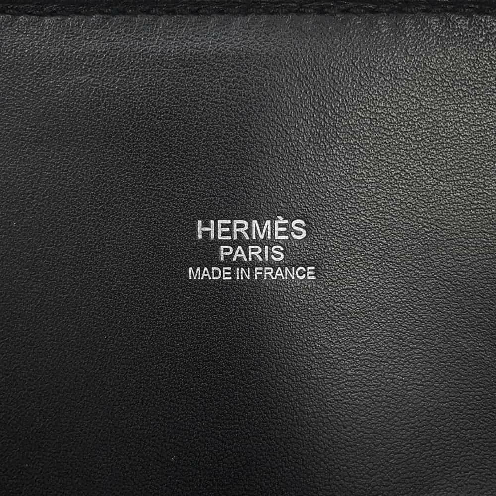 エルメス ハンドバッグ ボリード31 ブラック/シルバー金具 トリヨンクレマンス T刻印 2wayショルダー