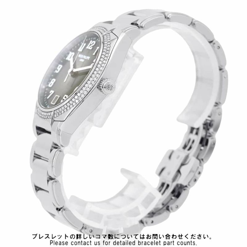パテックフィリップ トゥエンティ4 160Pダイヤベゼル 7300/1200A-010 PATEK PHILIPPE ブラック/グレー文字盤