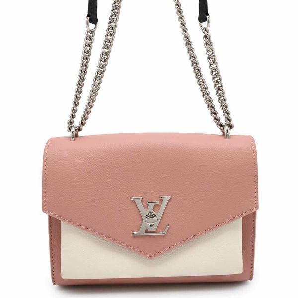 ルイヴィトン チェーンショルダーバッグ カーフレザー マイロックミーBB M52777 LOUIS VUITTON 2way