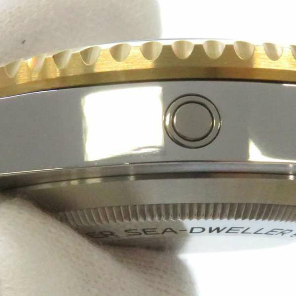 ロレックス シードゥエラー コンビ SS/K18イエローゴールド ランダムシリアル ルーレット 126603 ROLEX 腕時計 ウォッチ 黒文字盤