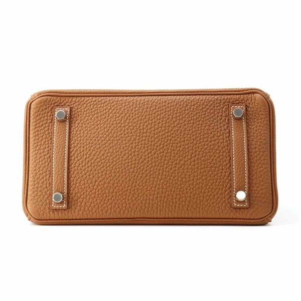 エルメス バーキン25 ゴールド/シルバー金具 トゴ W刻印 HERMES Birkin ハンドバッグ