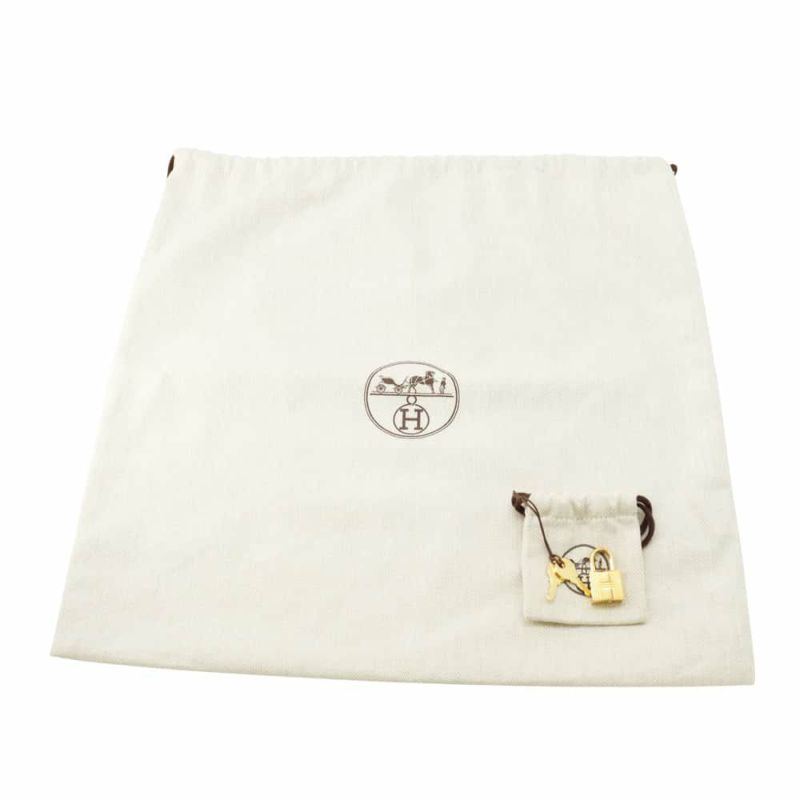 エルメス ハンドバッグ ピコタンロックMM エトゥープ/ゴールド金具 トリヨンクレマンス C刻印