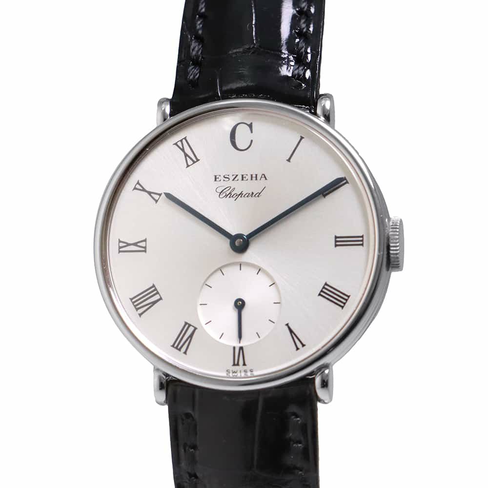ショパール ESZEHA 12/1904 K18WGホワイトゴールド Chopard 腕時計 シルバー文字盤