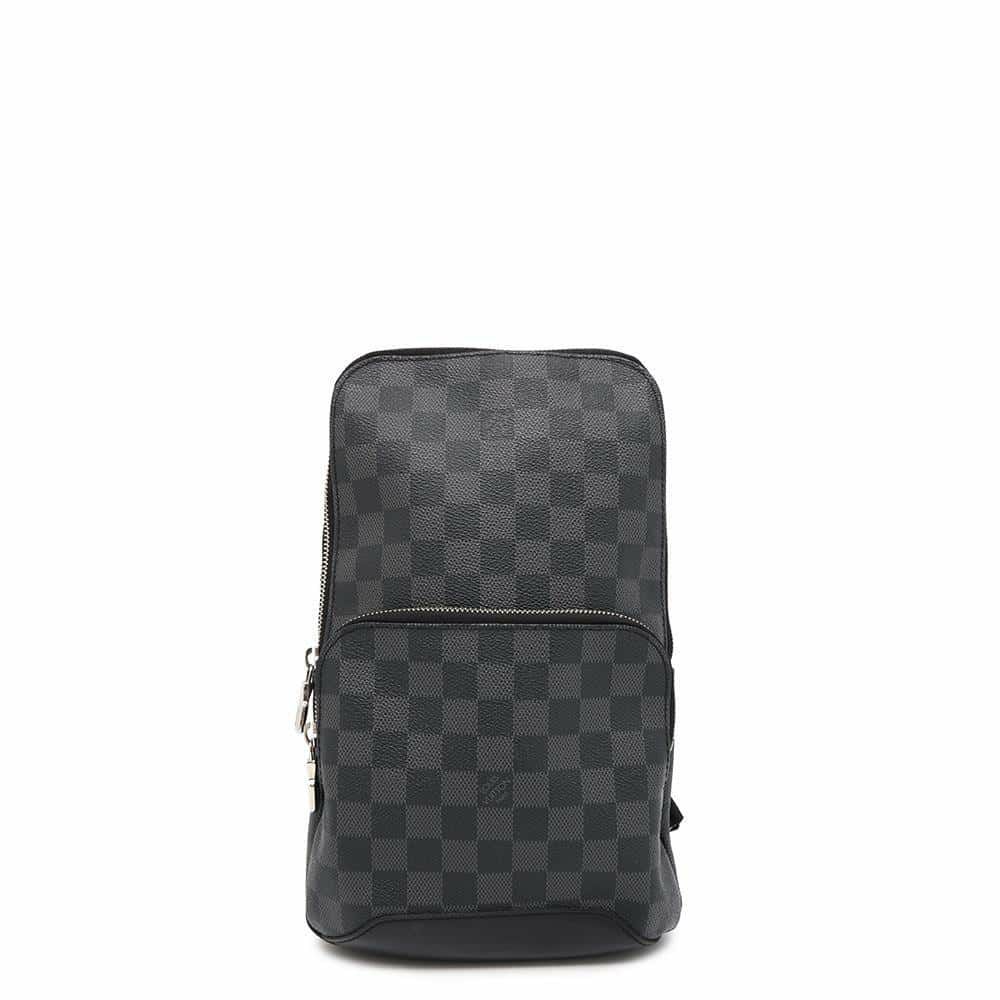 ルイヴィトン ショルダーバッグ ダミエ・グラフィット アヴェニュー スリングバッグ N41719 ボディバッグ ブラック 黒