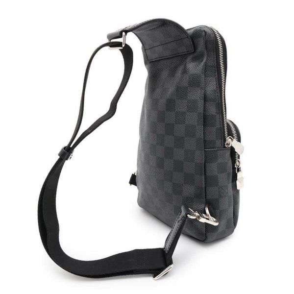 ルイヴィトン ショルダーバッグ ダミエ・グラフィット アヴェニュー スリングバッグ N41719 ボディバッグ ブラック 黒
