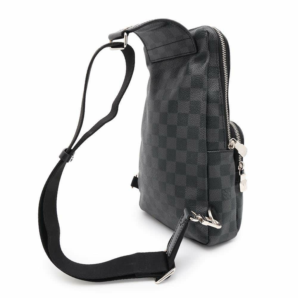 ルイヴィトン ショルダーバッグ ダミエ・グラフィット アヴェニュー スリングバッグ N41719 ボディバッグ ブラック 黒