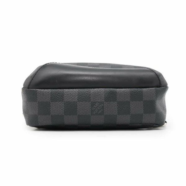 ルイヴィトン ショルダーバッグ ダミエ・グラフィット アヴェニュー スリングバッグ N41719 ボディバッグ ブラック 黒