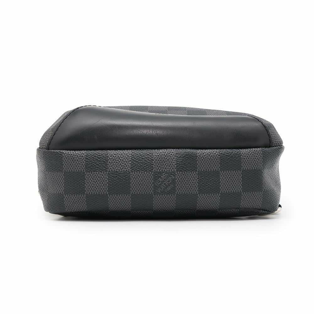 ルイヴィトン ショルダーバッグ ダミエ・グラフィット アヴェニュー スリングバッグ N41719 ボディバッグ ブラック 黒