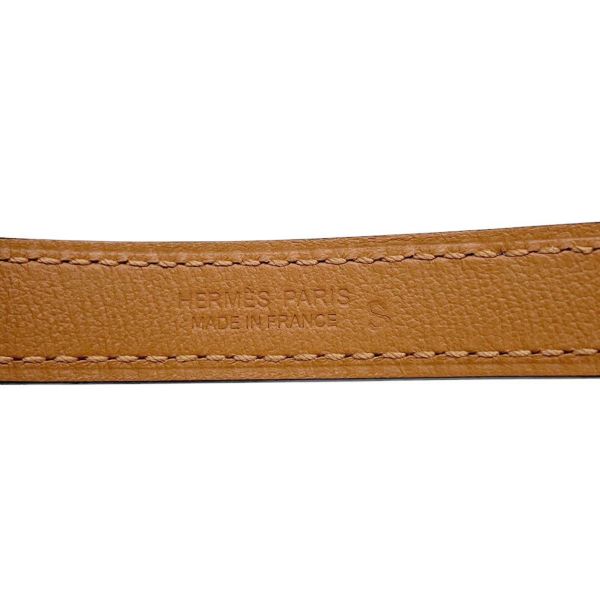 エルメス ポップH ベルト ブルーグラシエ/ジョーヌ/シルバー金具 エプソン B刻印 サイズ70 ソルド品