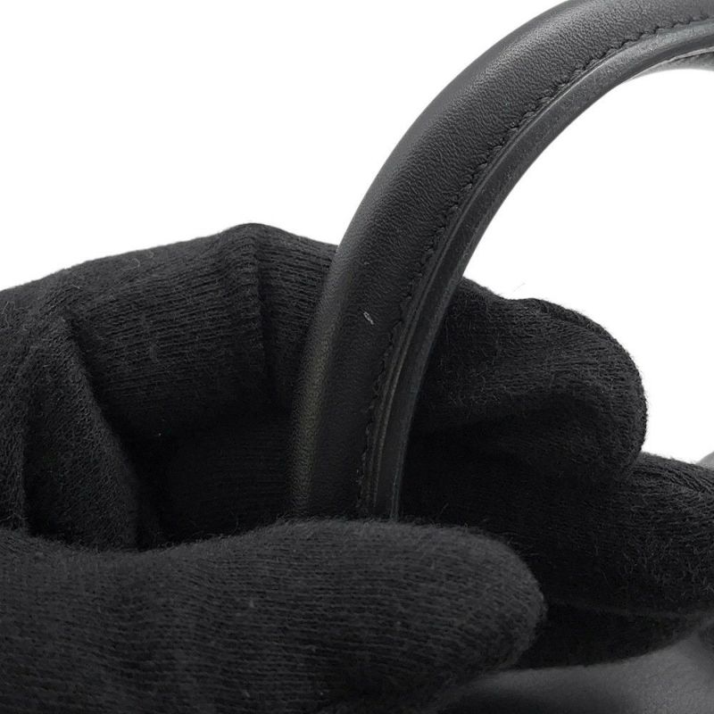 エルメス ハンドバッグ ケリー25 パデッド 外縫い ブラック/ゴールド金具 スイフト Z刻印 2wayショルダー 黒