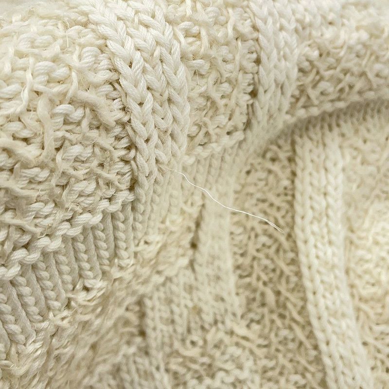 フェンディ ニット FFロゴ プルオーバーセーター コットン メンズサイズ46 FZX091 FENDI トップス 白