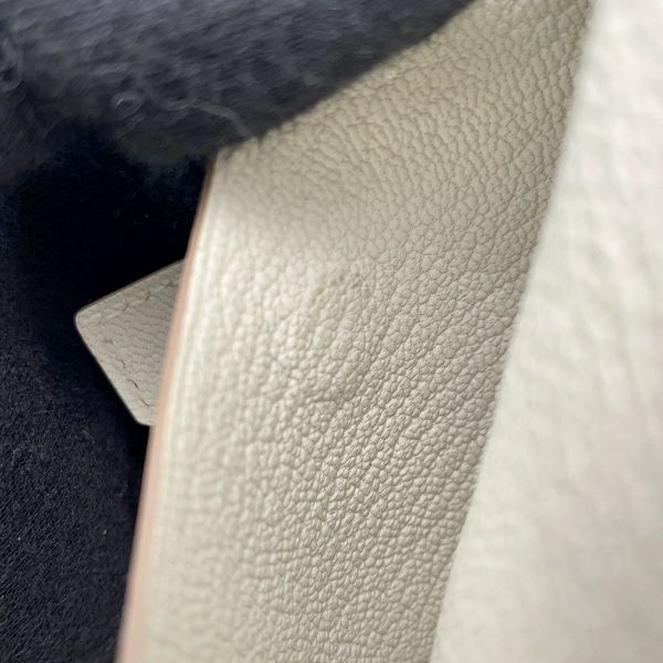 エルメス カードケース ベアン ミニ 小銭入れ付き マッシュルーム/ゴールド金具 シェブルミゾル B刻印