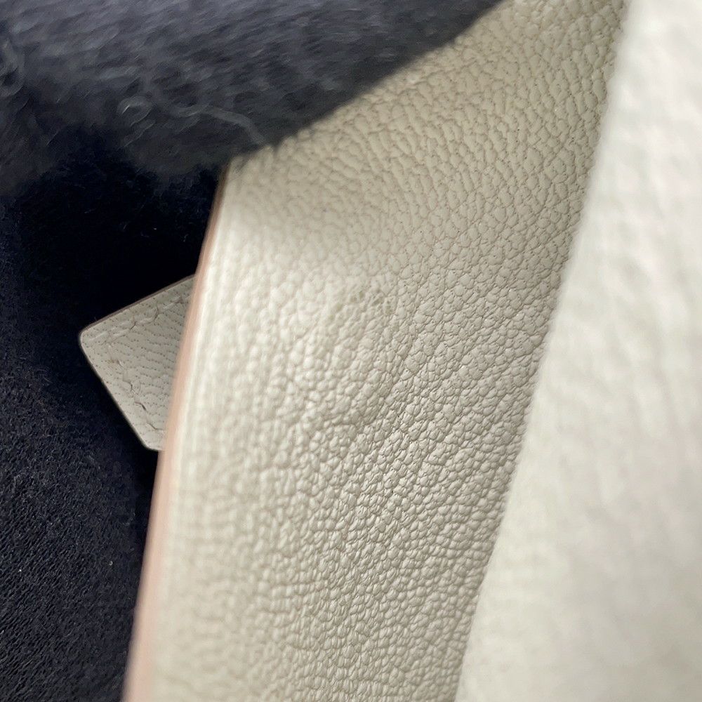 エルメス カードケース ベアン ミニ 小銭入れ付き マッシュルーム/ゴールド金具 シェブルミゾル B刻印