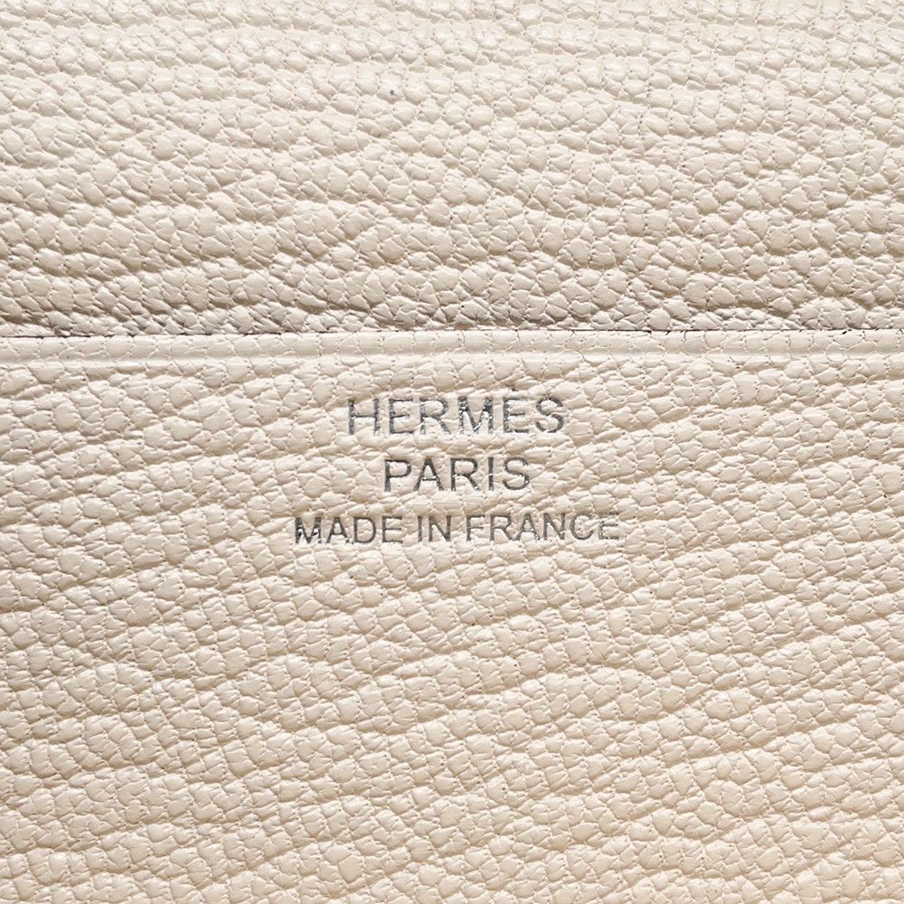 エルメス 長財布 ベアンスフレ ナタ/シルバー金具 シェブルミゾル Ｕ刻印 HERMES 財布