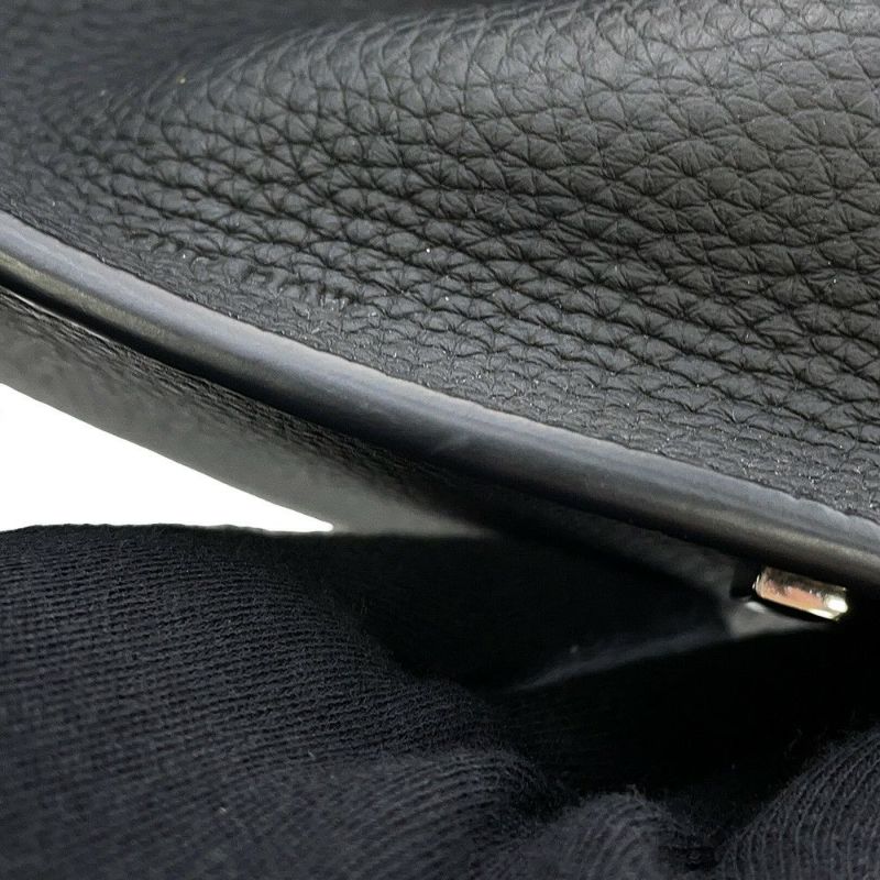 ザ ロウ ハンドバッグ ソフトマルゴー12 レザー W1586 THE ROW 2way 黒