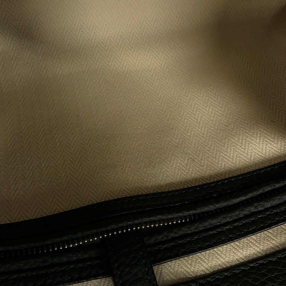 ザ ロウ ハンドバッグ ソフトマルゴー12 レザー W1586 THE ROW 2way 黒