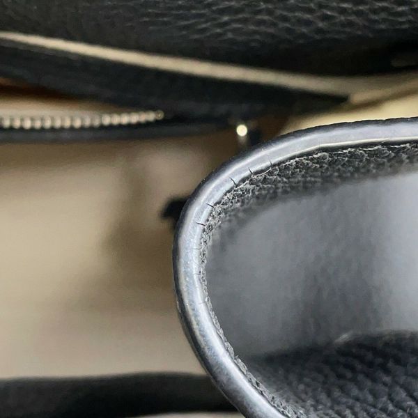 ザ ロウ ハンドバッグ ソフトマルゴー12 レザー W1586 THE ROW 2way 黒