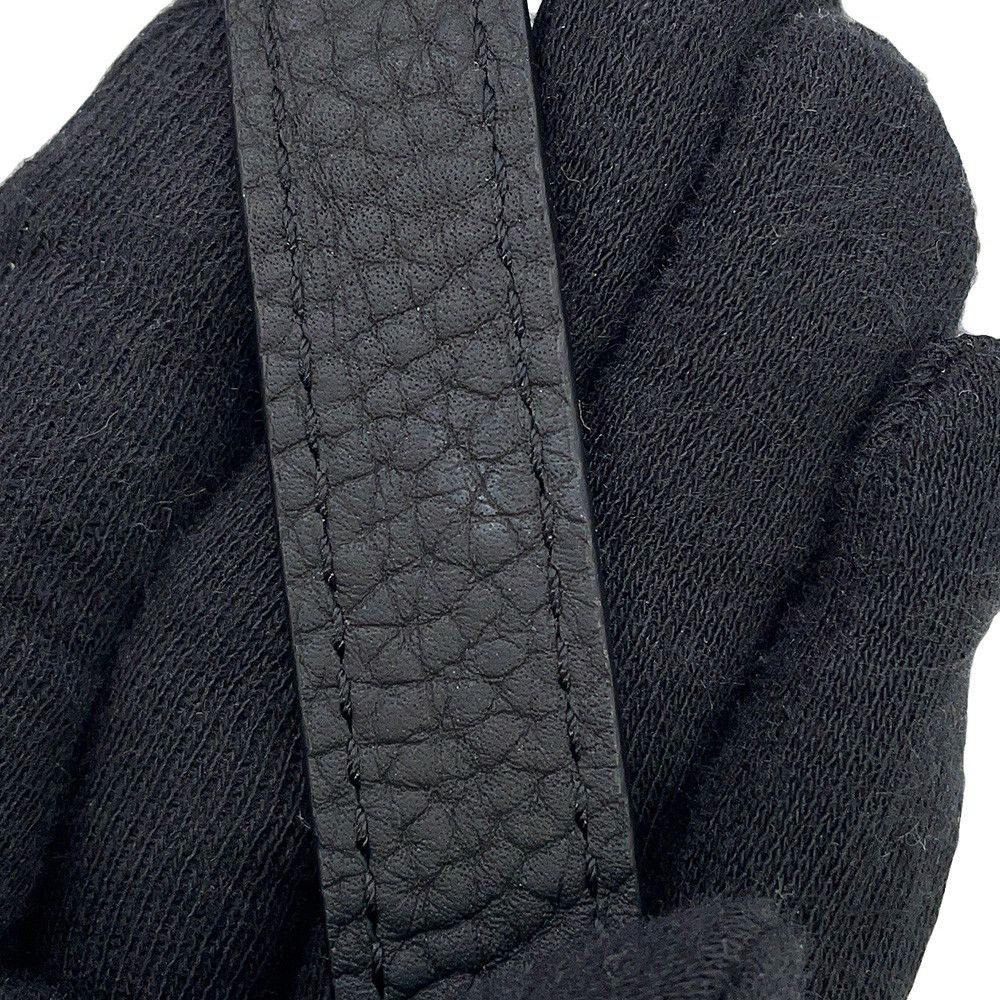 ザ ロウ ハンドバッグ ソフトマルゴー12 レザー W1586 THE ROW 2way 黒