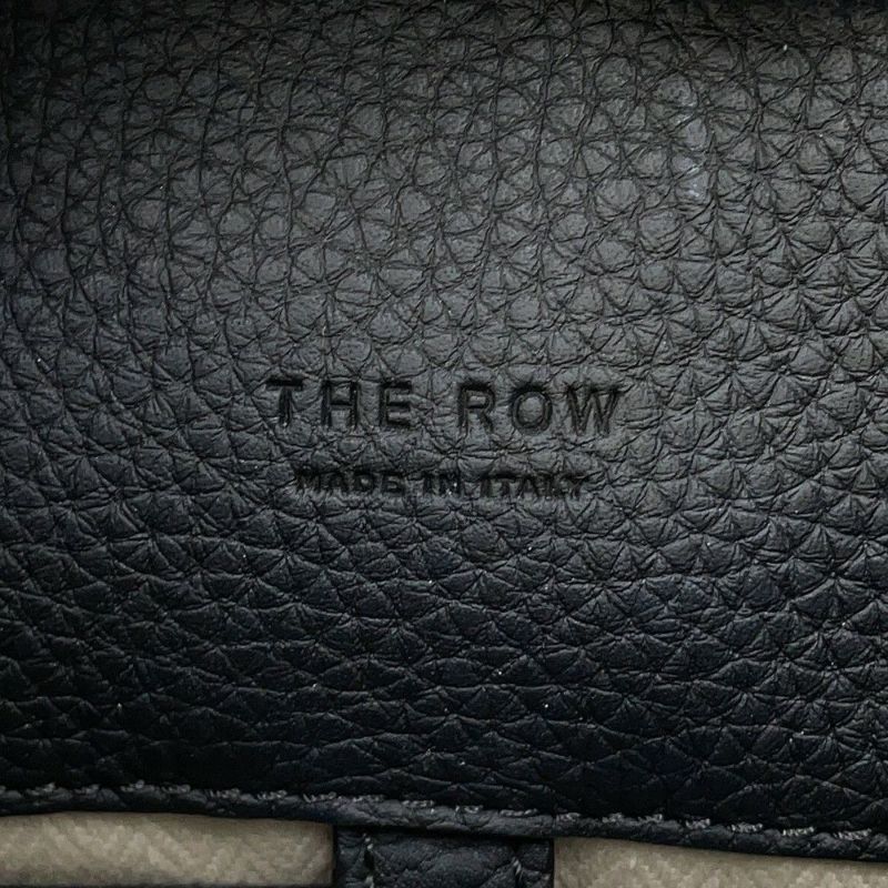 ザ ロウ ハンドバッグ ソフトマルゴー12 レザー W1586 THE ROW 2way 黒