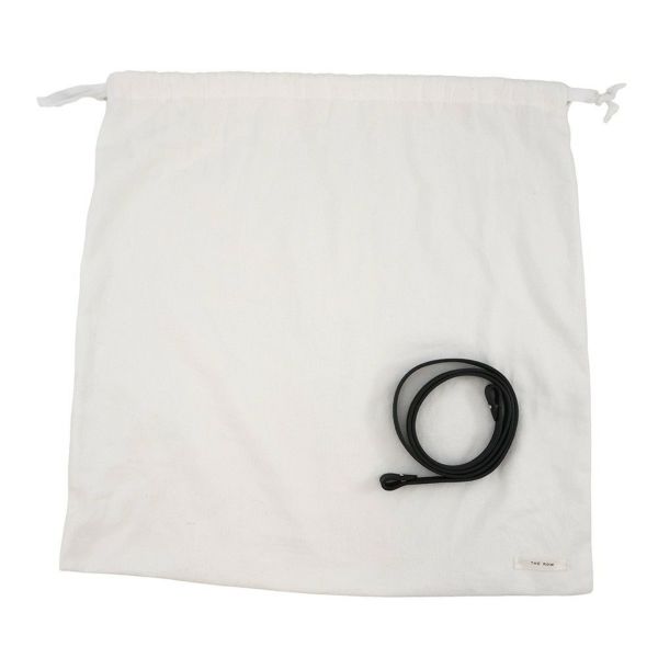 ザ ロウ ハンドバッグ ソフトマルゴー12 レザー W1586 THE ROW 2way 黒