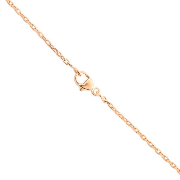 エルメス ネックレス ミニ・ポップアッシュ オレンジ/ピンクゴールド金具 HERMES アクセサリー