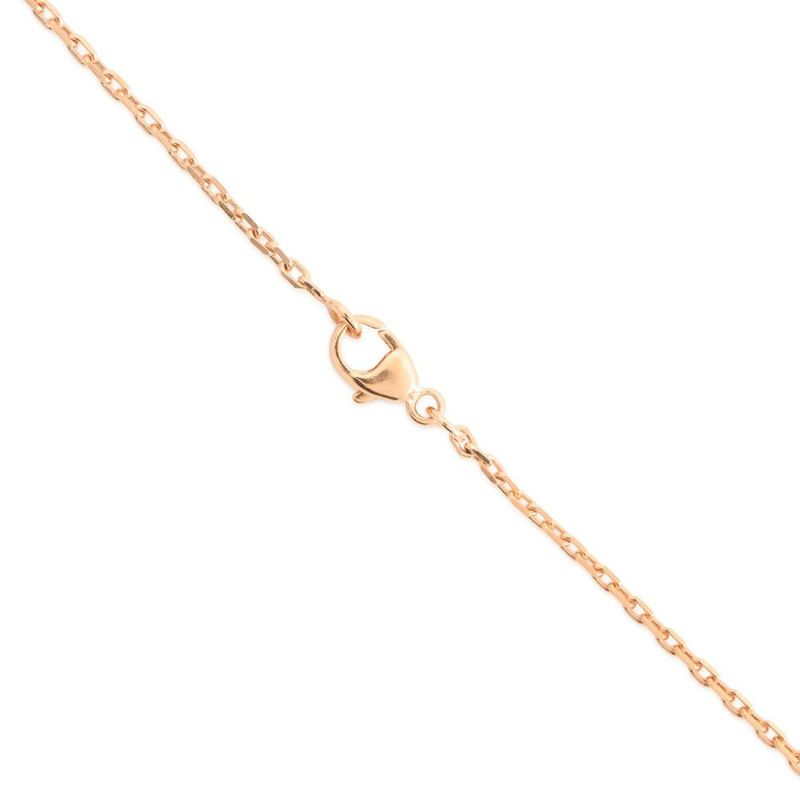 エルメス ネックレス ミニ・ポップアッシュ オレンジ/ピンクゴールド金具 HERMES アクセサリー