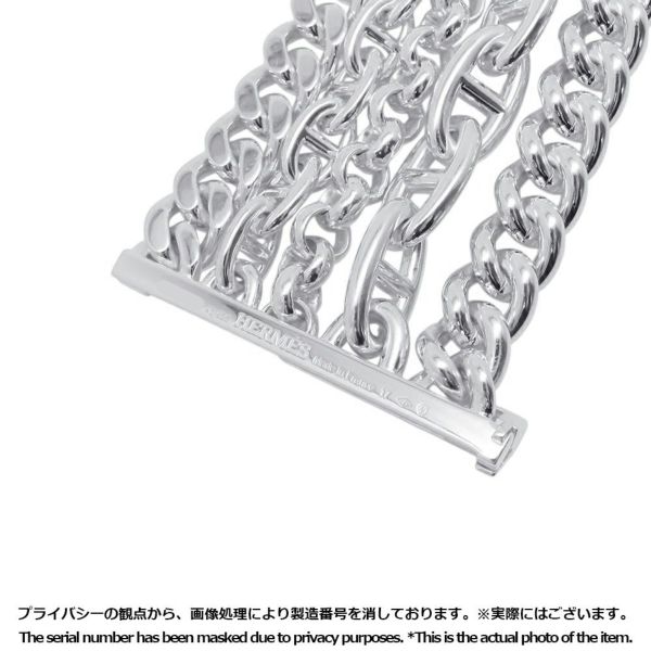エルメス ブレスレット シェーヌダンクル マルチチェーン サイズ17 SV925シルバー HERMES ジュエリー