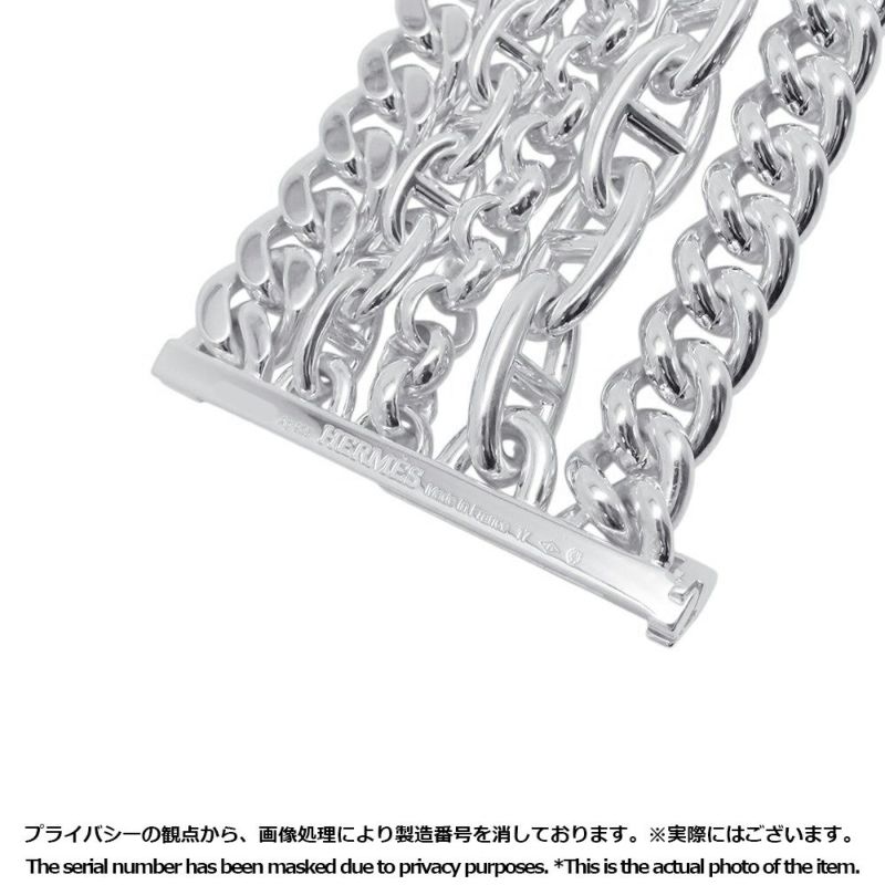 エルメス ブレスレット シェーヌダンクル マルチチェーン サイズ17 SV925シルバー HERMES ジュエリー