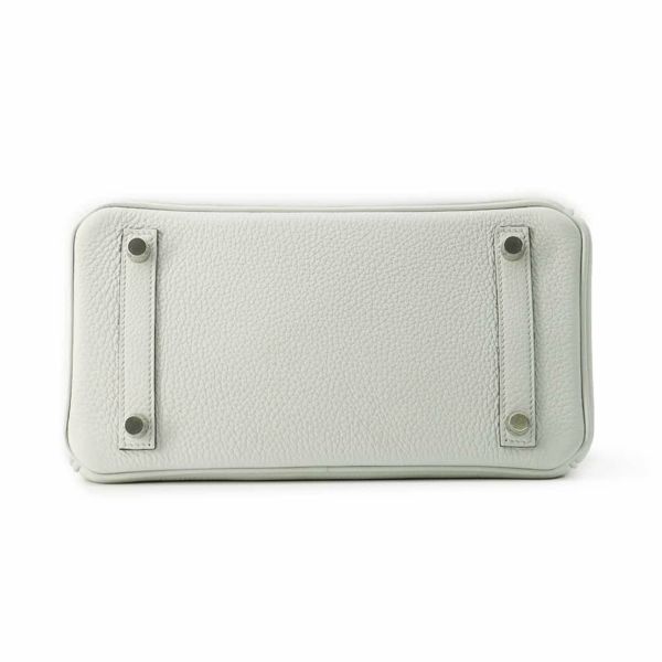 エルメス バーキン25 グリプラチナ/シルバー金具 トゴ W刻印 HERMES Birkin ハンドバッグ