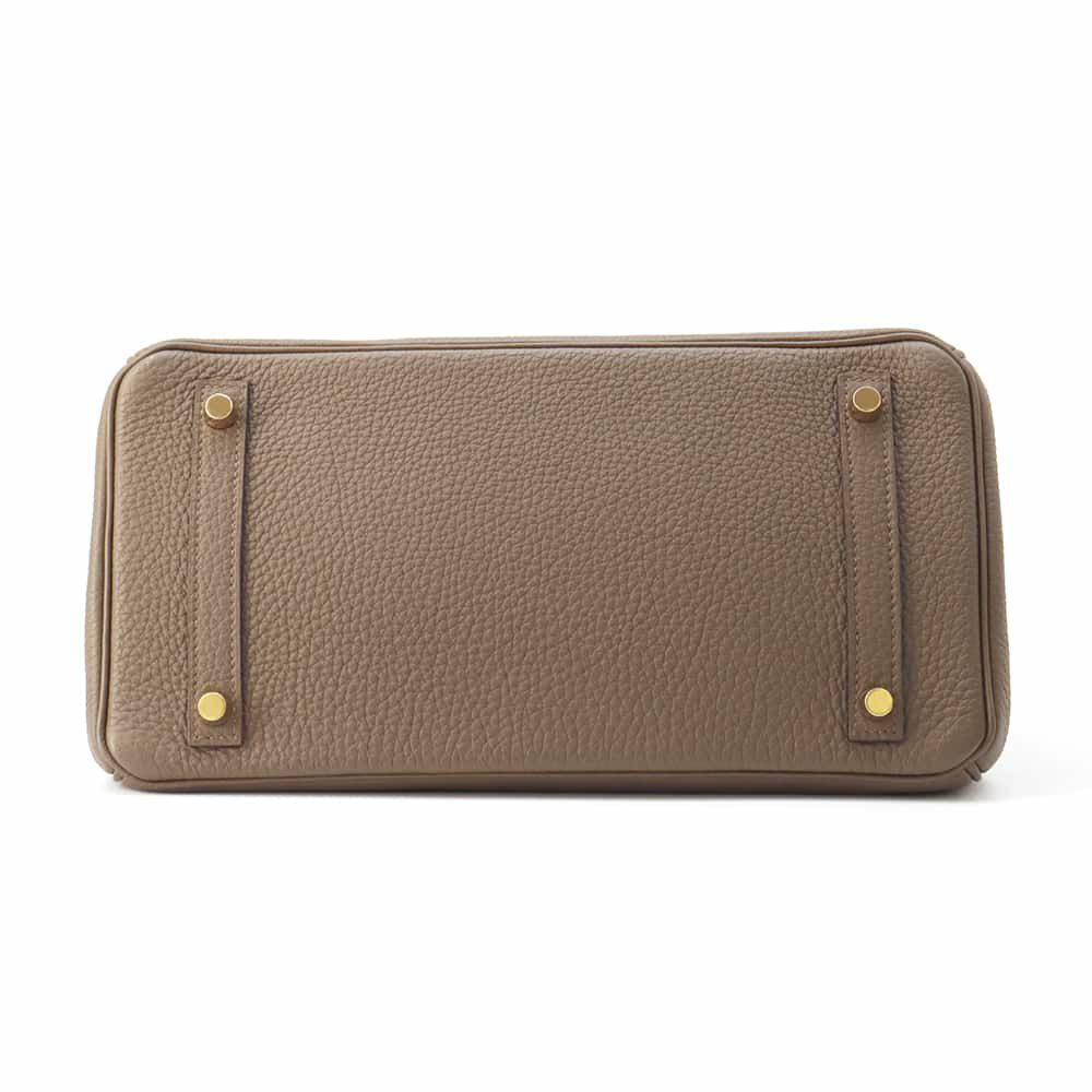 エルメス バーキン30 トープ/ゴールド金具 トゴ T刻印 HERMES Birkin ハンドバッグ