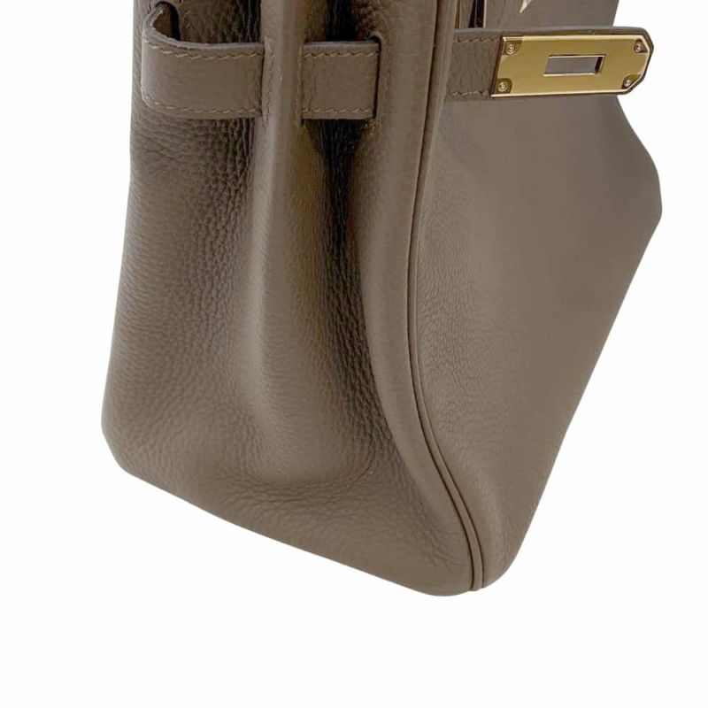 エルメス バーキン30 トープ/ゴールド金具 トゴ T刻印 HERMES Birkin ハンドバッグ