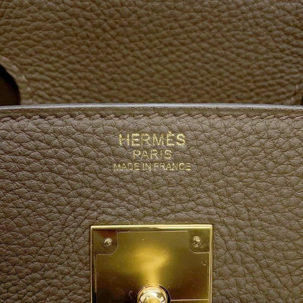 エルメス バーキン30 トープ/ゴールド金具 トゴ T刻印 HERMES Birkin ハンドバッグ