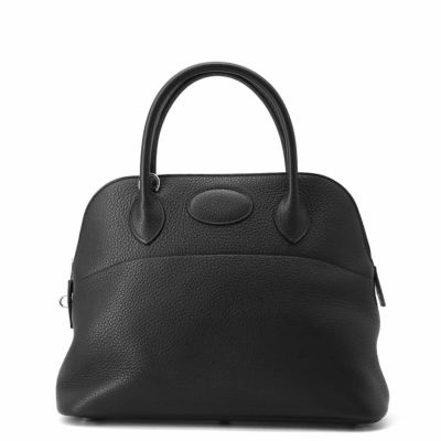 エルメス ハンドバッグ ボリード31 ネイビー/ゴールド金具