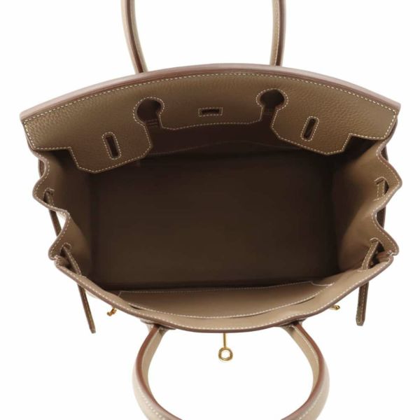 エルメス バーキン30 エトゥープ/ゴールド金具 トゴ U刻印 HERMES Birkin ハンドバッグ